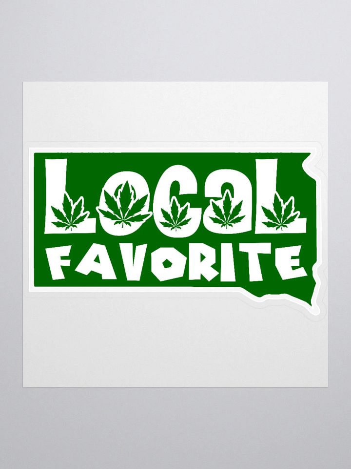 Hemp Quarters Local Favorite Sticker 3