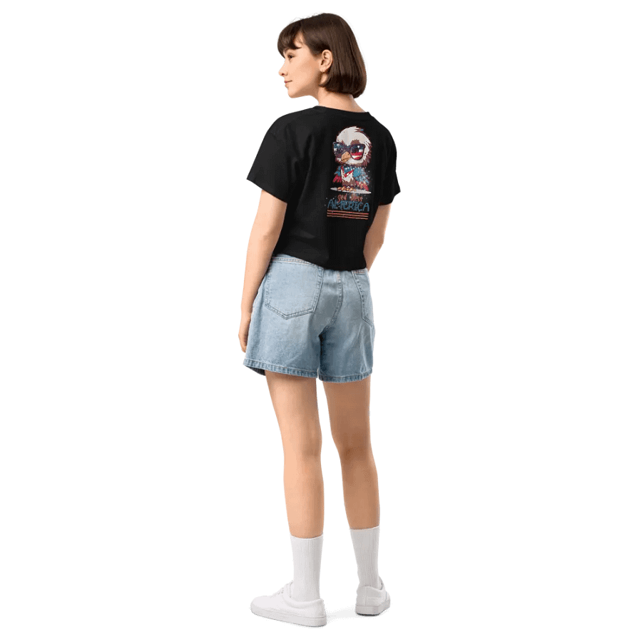 Authentic American Vote Trump Crop Top product image (8)