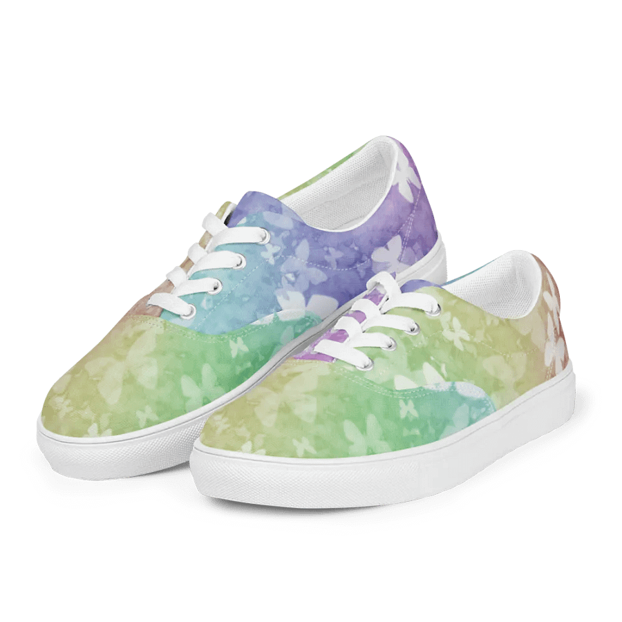 butterfly rainbow frost canvas shoes (womens) product image (7)