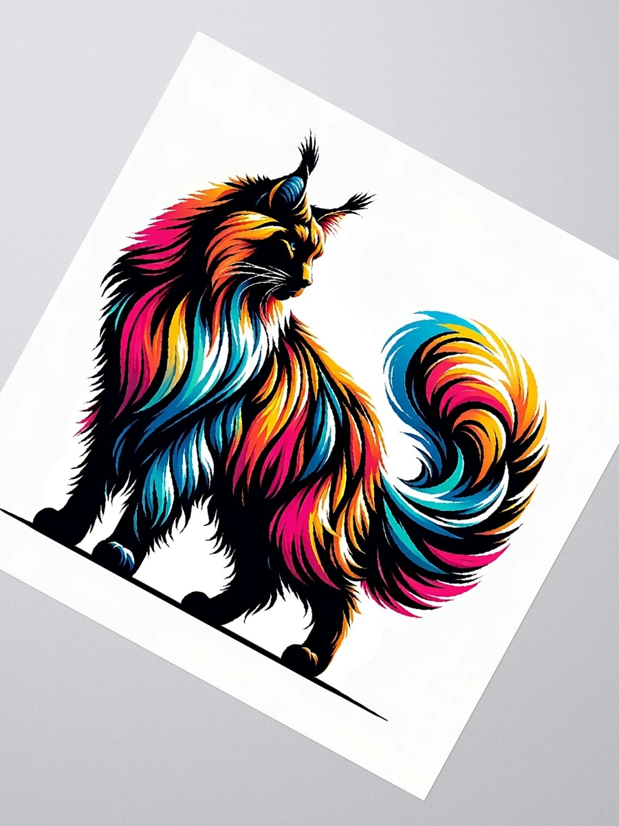 Kiss Cut Stickers: Maine Coon 6 product image (2)