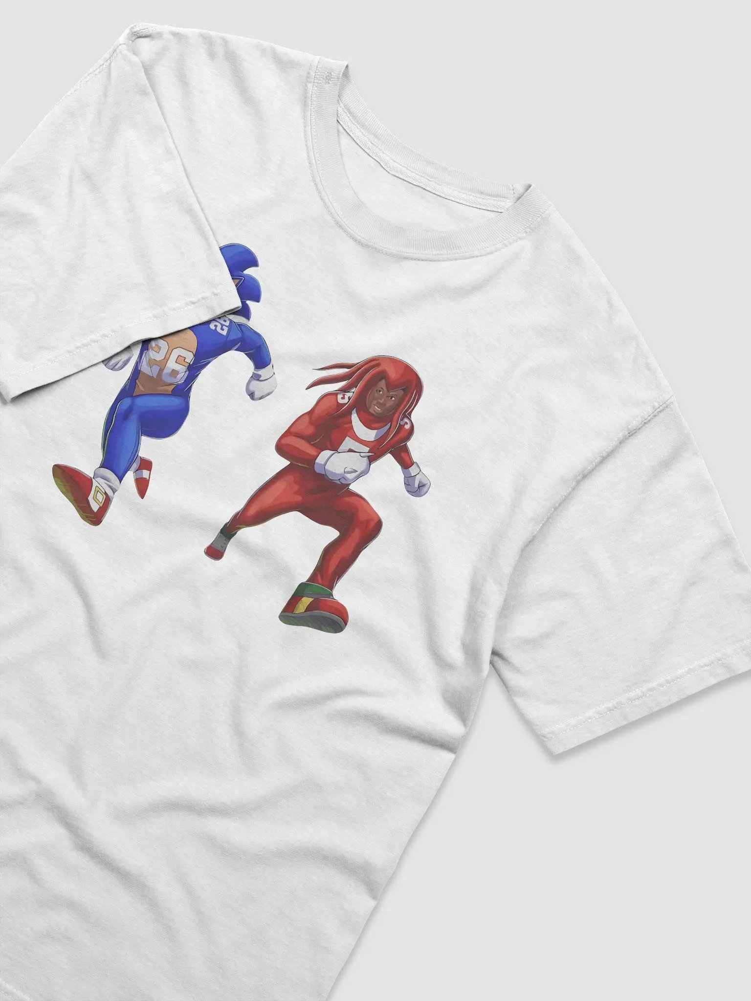 Sonic and Knuckles Detroit Lions Shirt product image (4)