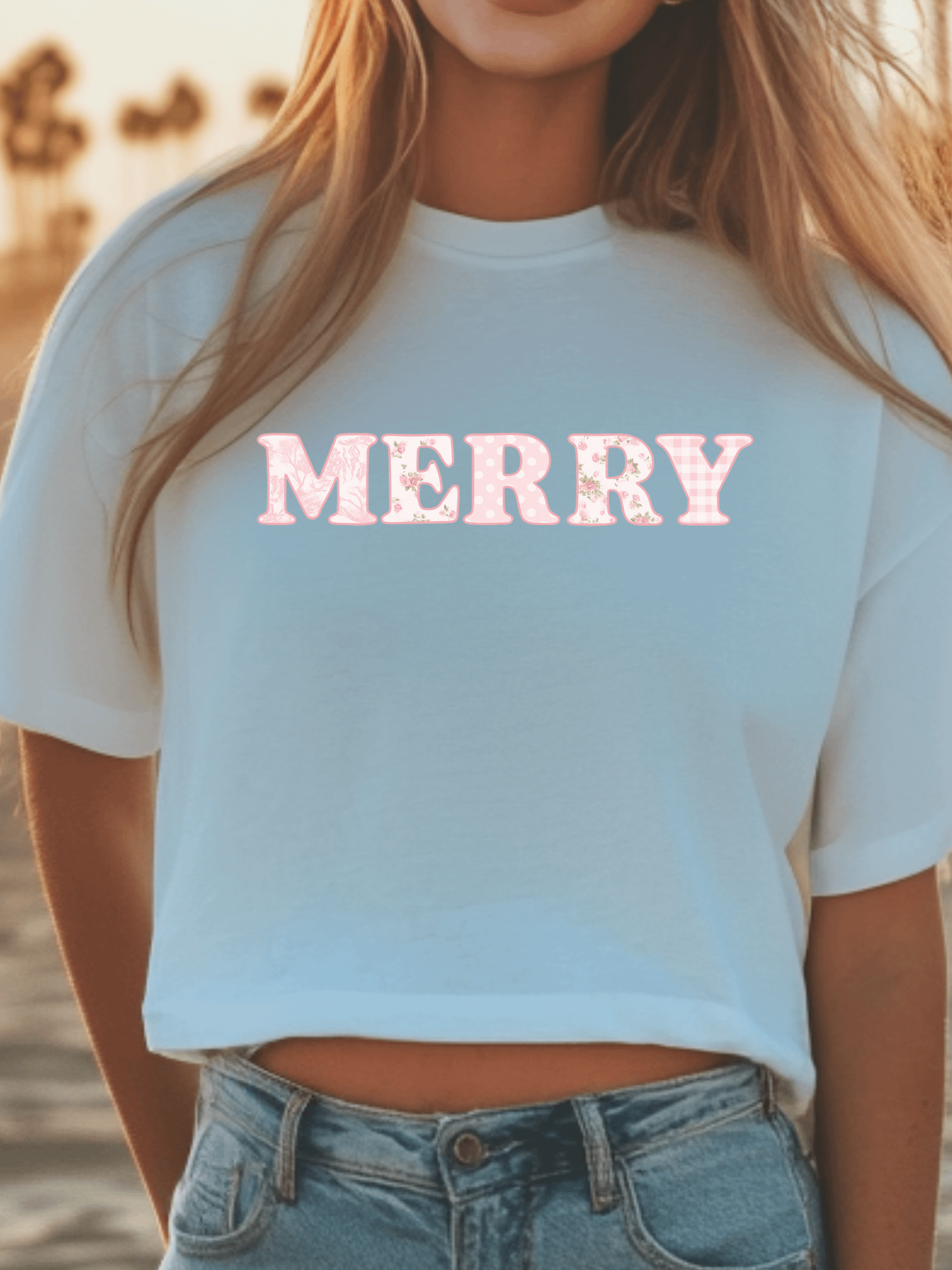 Pink Merry Comfort Colors Boxy Tee product image (2)