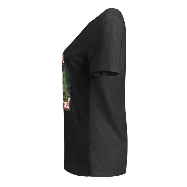 Festive Reindeer Christmas V-Neck Tee product image (13)