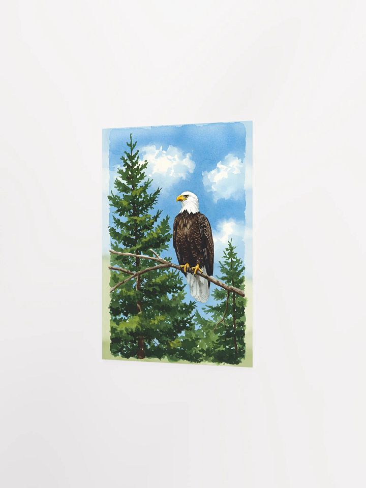 The Eagle's Domain Watercolor Poster product image (12)