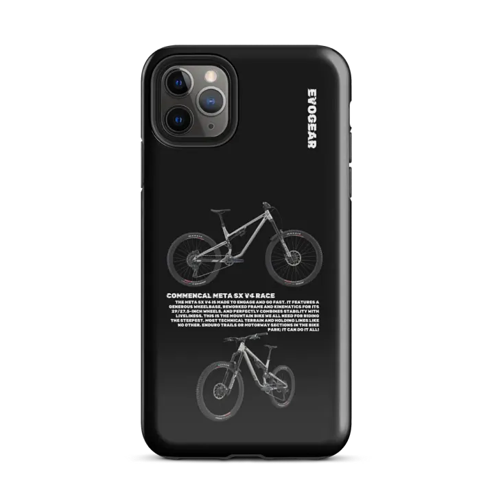 Black Commencal Meta SX V4 Race iPhone Case product image (51)