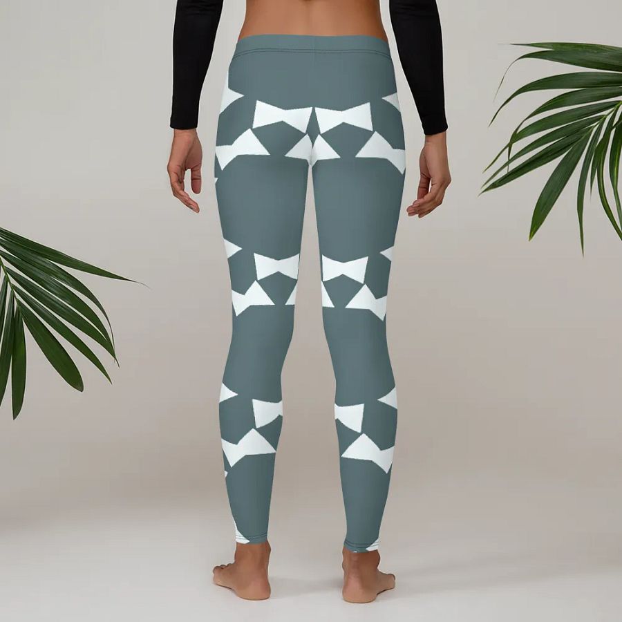 Symmetric Chic: Custom All-Over Print Leggings product image (4)