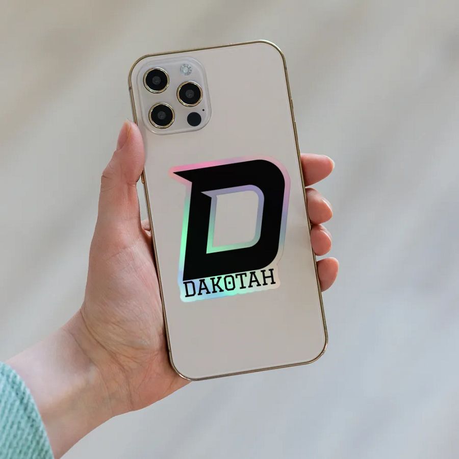 Black D Logo Holo Sticker product image (8)