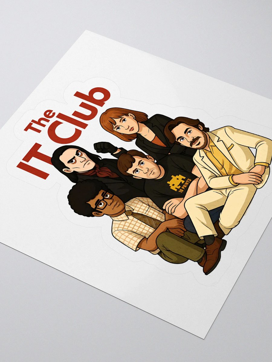 The IT Club Stickers – Kiss-Cut Vinyl British Comedy x 80s Movie Decals product image (5)