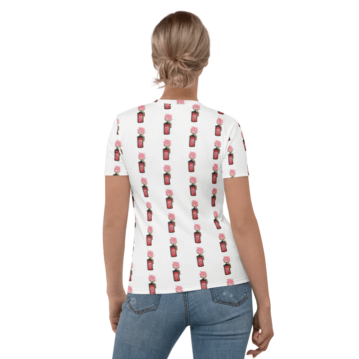 Cinestill Rose Baby Doll T-Shirt (All Over Pattern Print) product image (1)