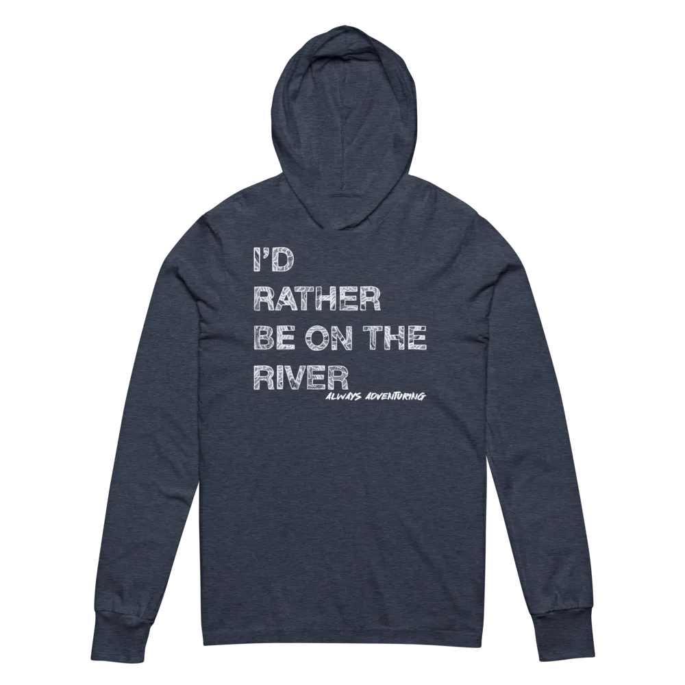 I'd Rather be on the River Tee Shirt Hoodie product image (14)