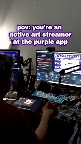Been streaming at the PURPLE APP for 5 years now and we love it qhen people drop by to hang out. i love getting all my things...