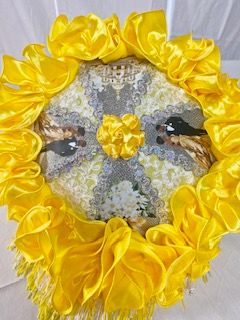 Custom Yellow Wedding Parasol product image (3)