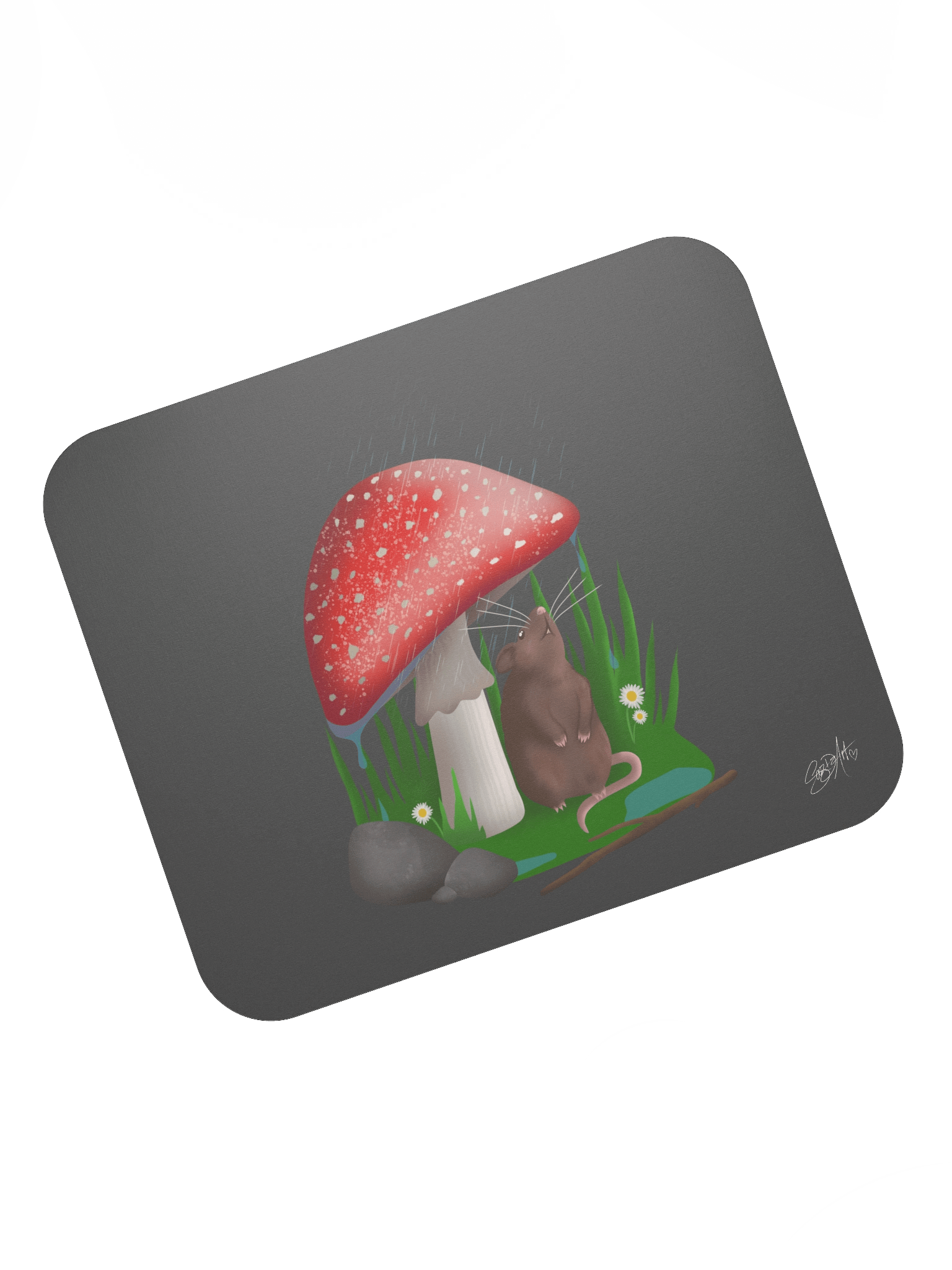 Rat Mushroom Mouse Mat product image (7)
