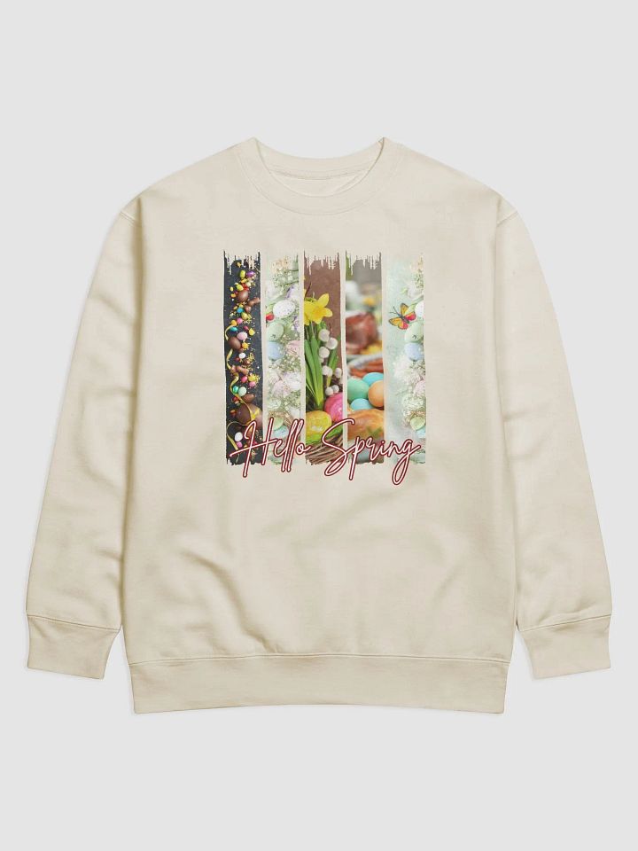 Hello Spring, Easter Elements, Brush Stroke Heritage Sweatshirt product image (2)