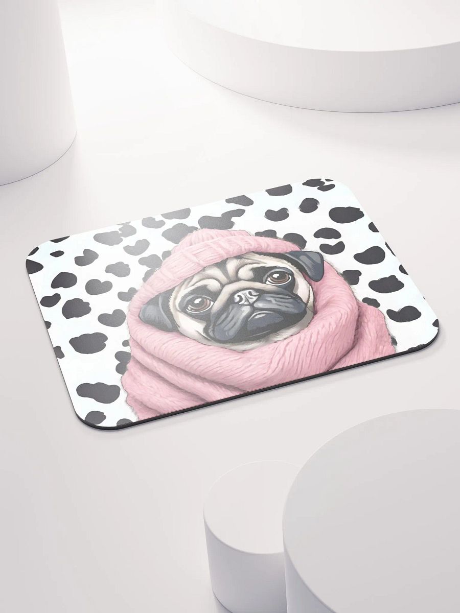 Dotted Pug Mouse Pad product image (5)