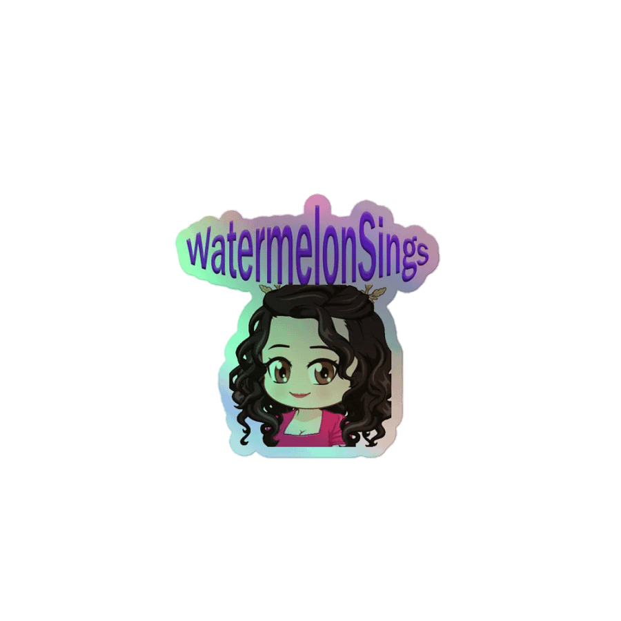 WatermelonSings Holographic Sticker product image (1)