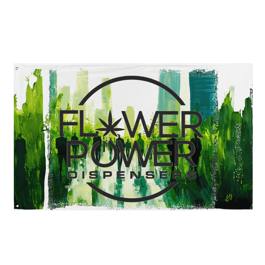 Flower Power Flag (No Outline) product image (1)
