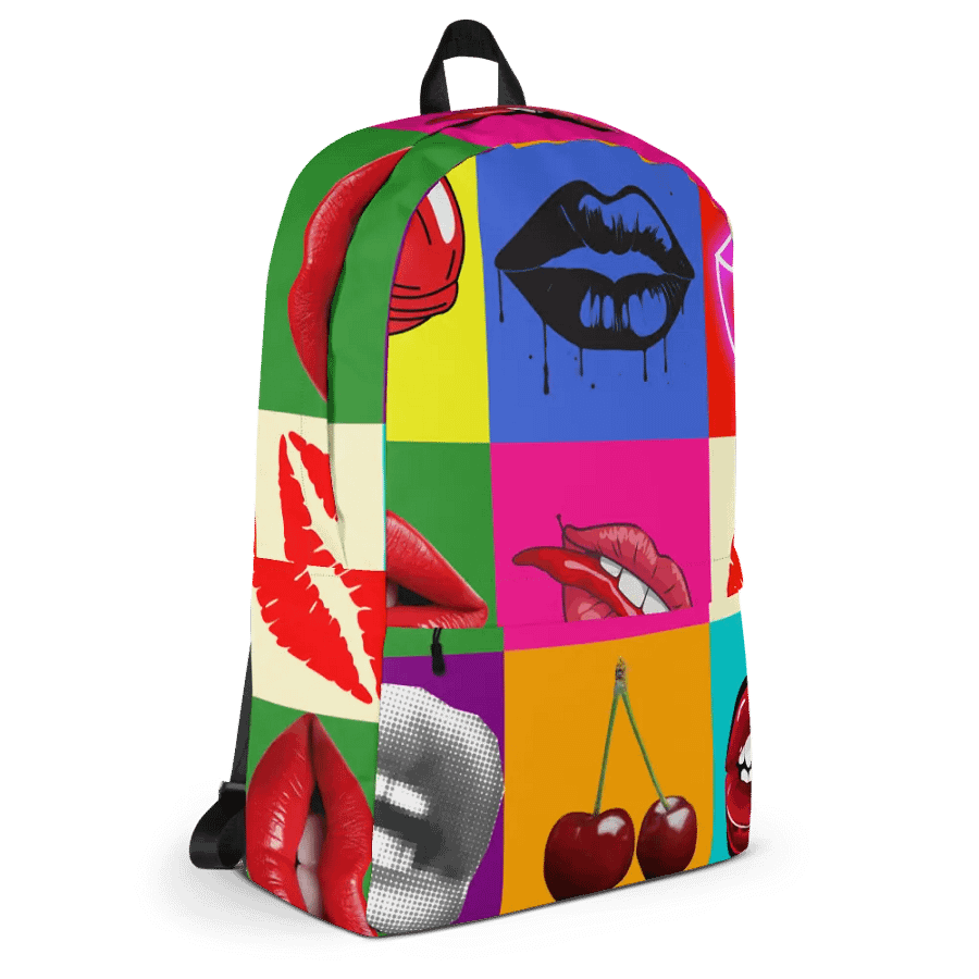 Luscious Lips and Cherries All-Over Print Backpack product image (5)