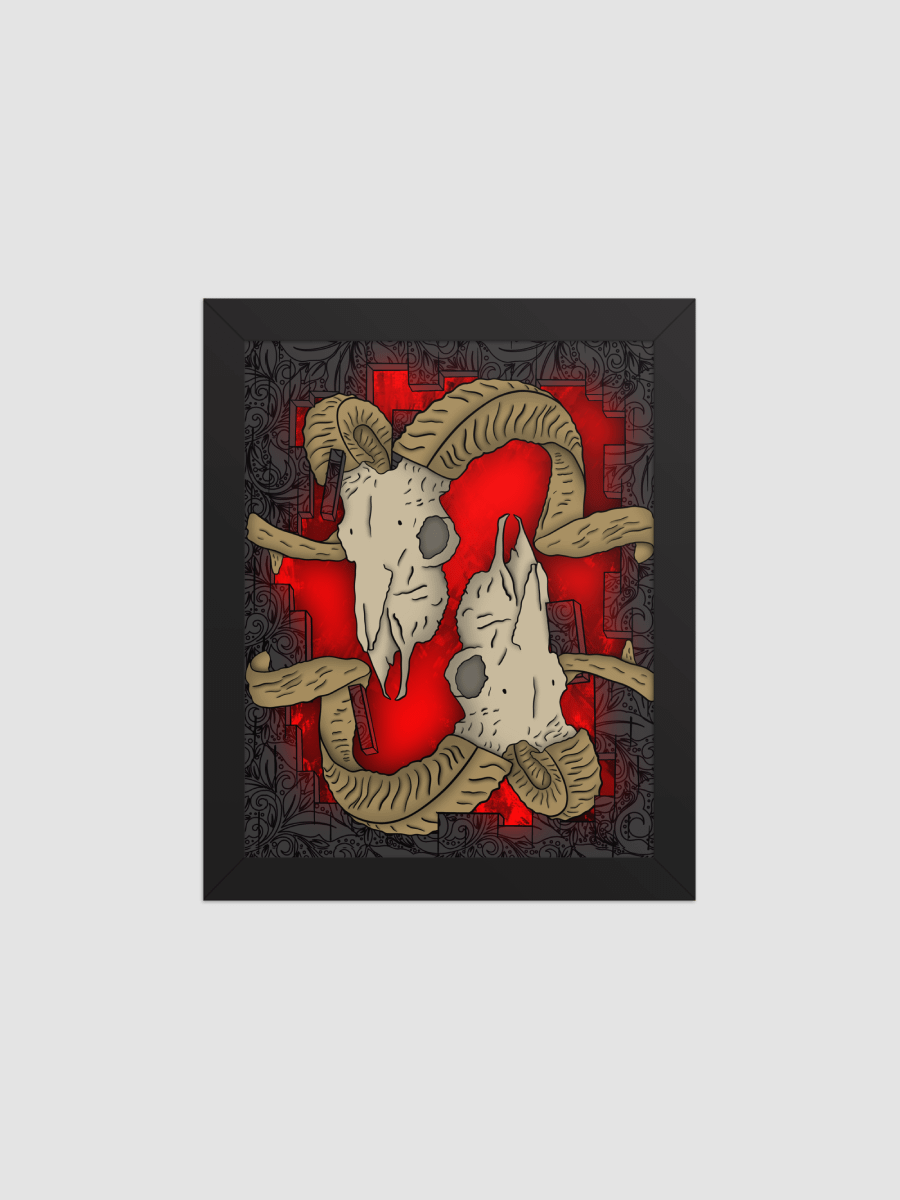 Glowing Ram Framed Poster product image (1)