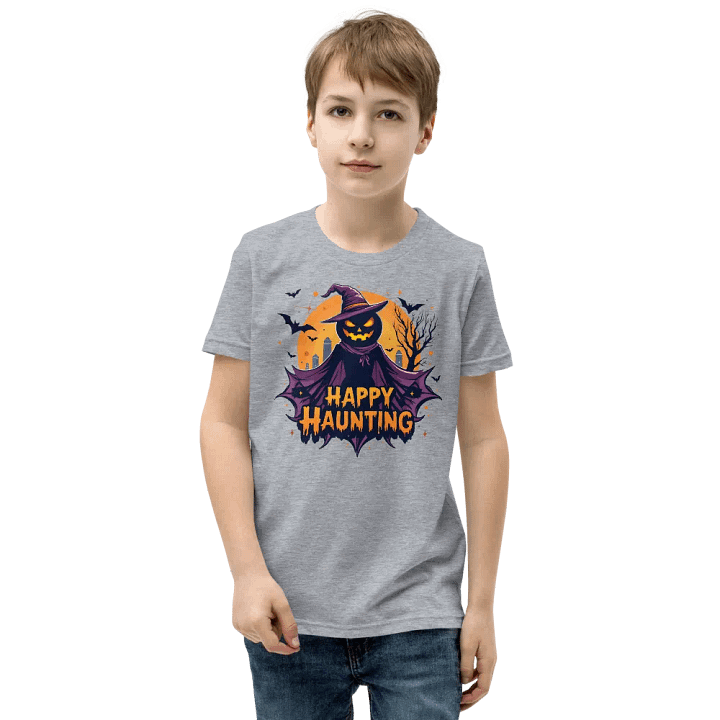 Happy Haunting Youth T-Shirt product image (2)