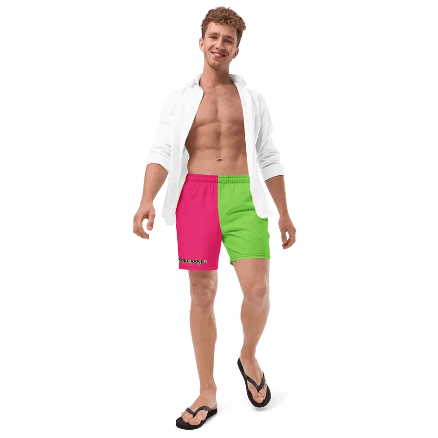 SPOOKY JOOCE Swim Trunkz - Hot Pink/Green product image (4)