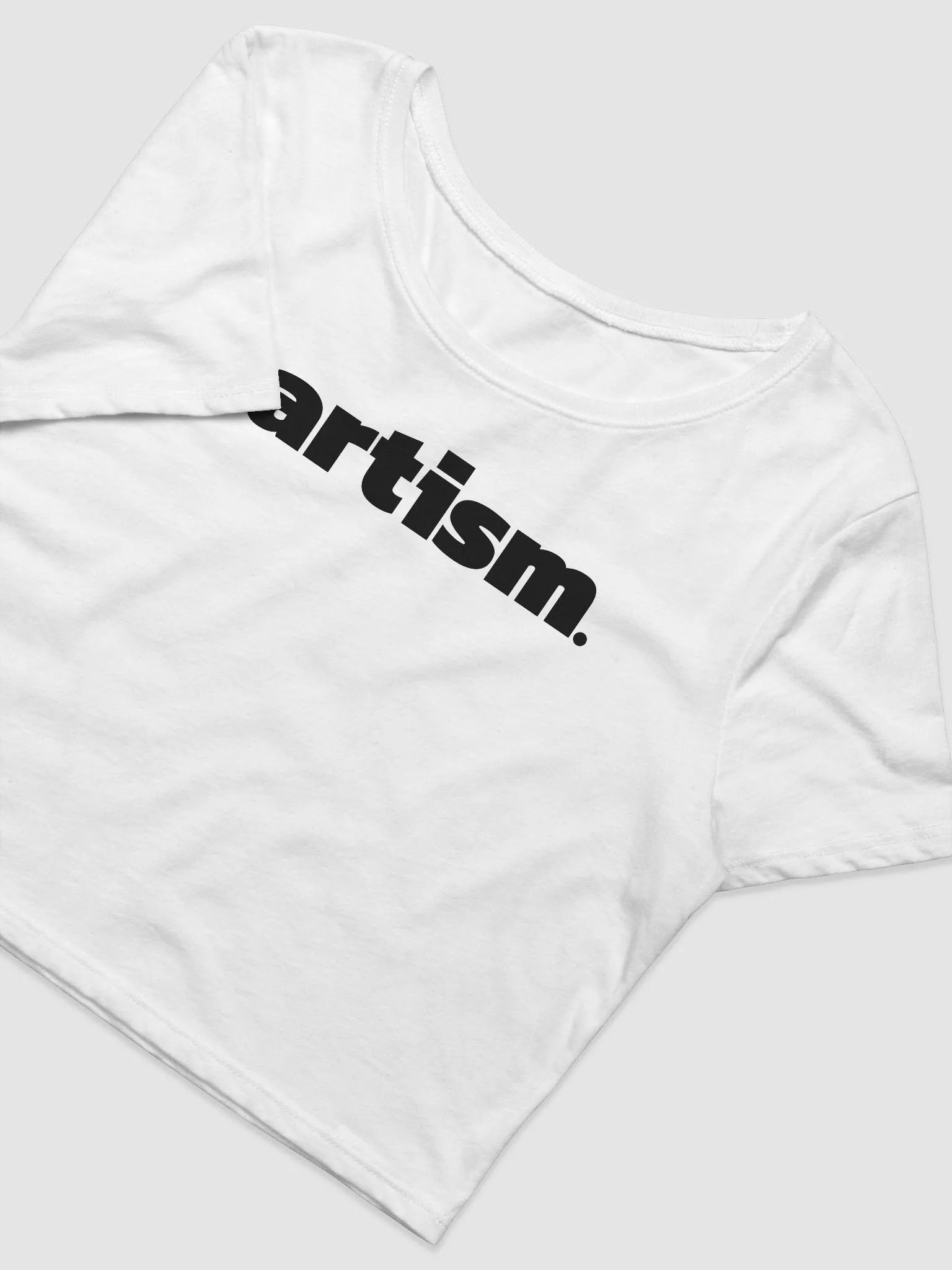 no diddy party. show your belly. artism. crop. shirt. product image (3)