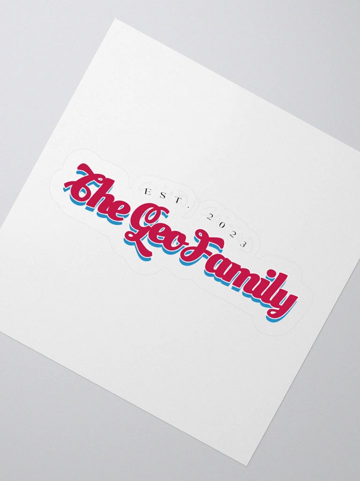 The Geo Family Est. 2023 stickers product image (7)