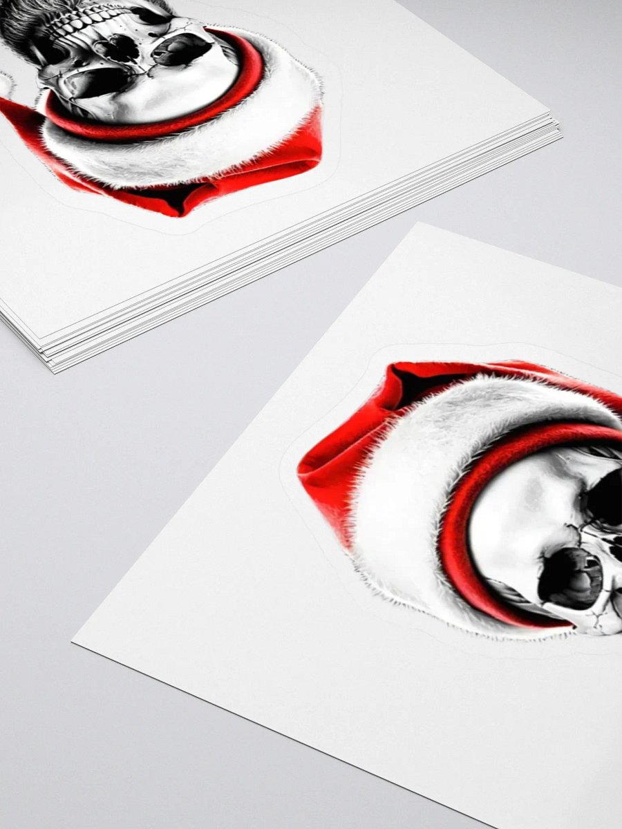 Santa Skull Kiss Cut Stickers product image (4)
