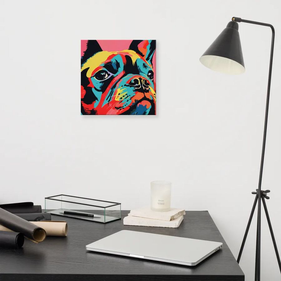 Colorful French Bulldog Wall Art #548 product image (7)