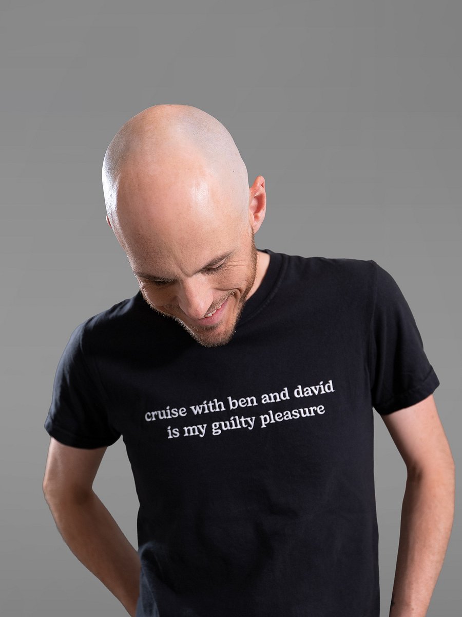 Men's Cruise With Ben & David is my Guilty Pleasure Embroidered T-Shirt product image (6)