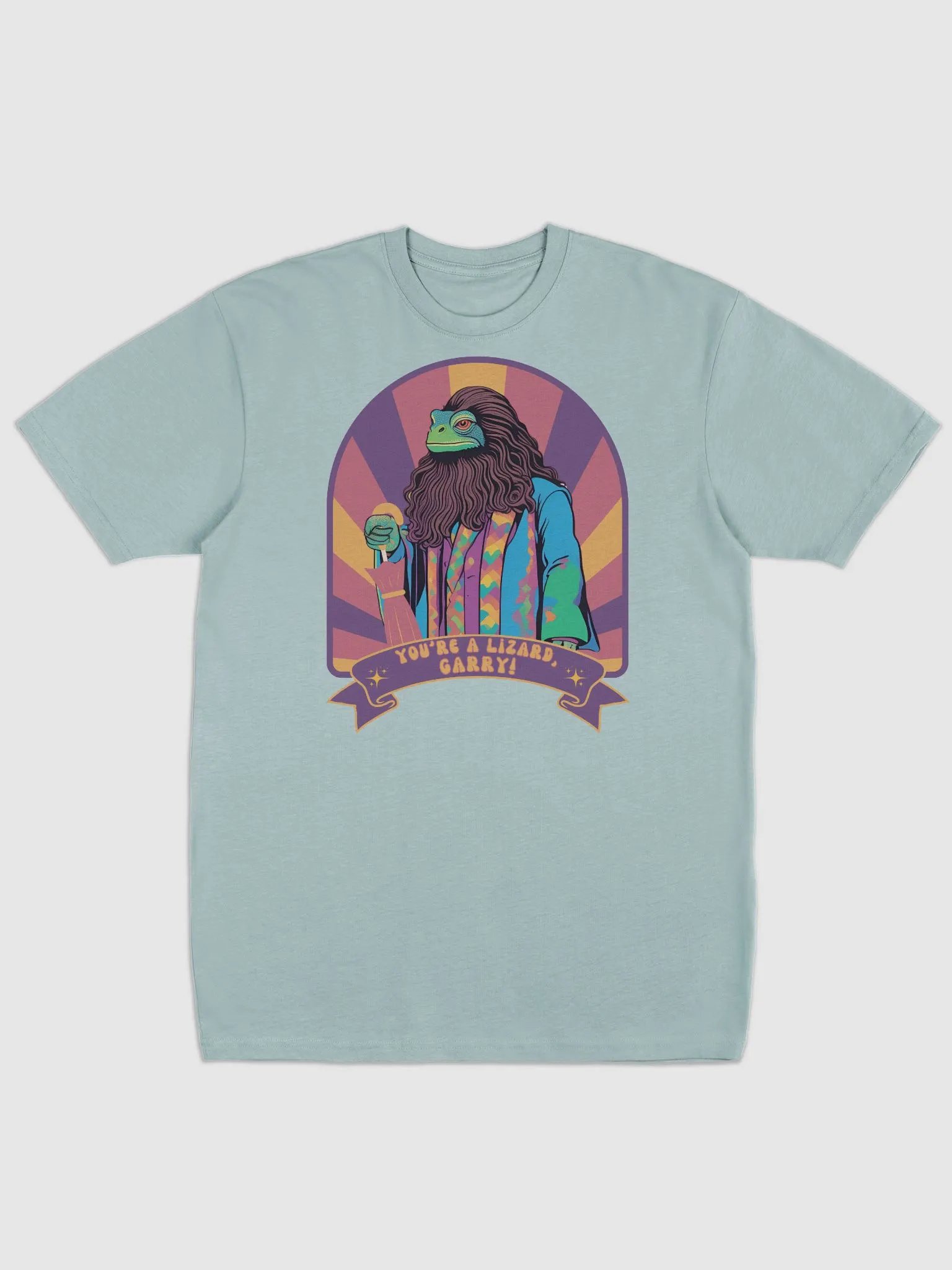 You're a Lizard, Garry! Funny Psychedelic Wizard T.shirt product image (4)