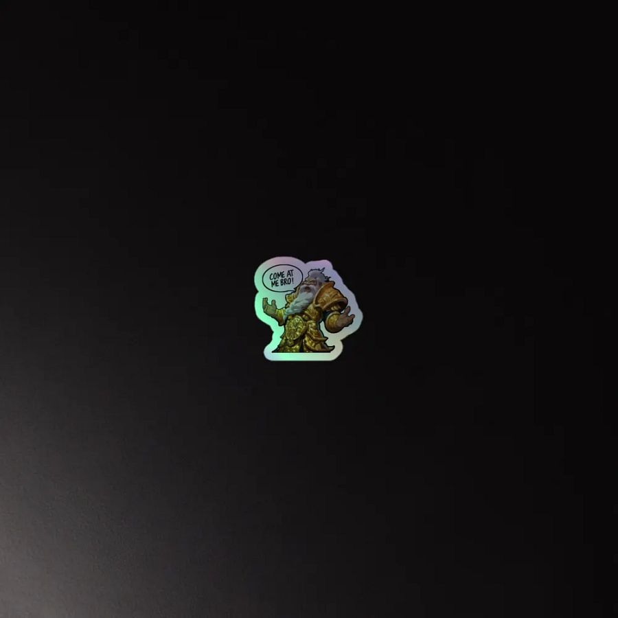 Come At Me emoji sticker holo. product image (2)