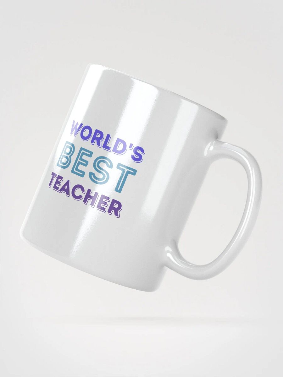 Best Teacher White Glossy Mug product image (4)