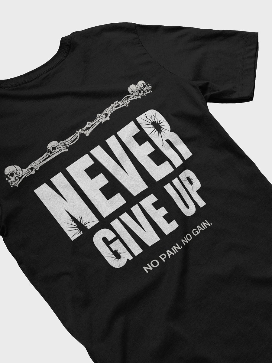 Never Give Up: No Pain, No Gain Regular Fit T-shirt product image (4)