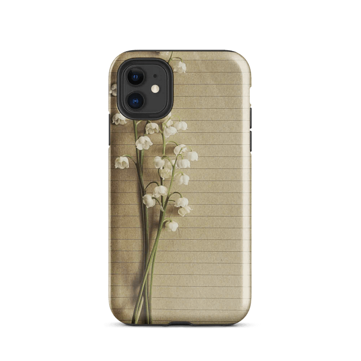 Lily of the Valley Tough iPhone® Case - Durable & Stylish Protection for iPhone 11, 12, 13, 14, 15 & 16 product image (2)