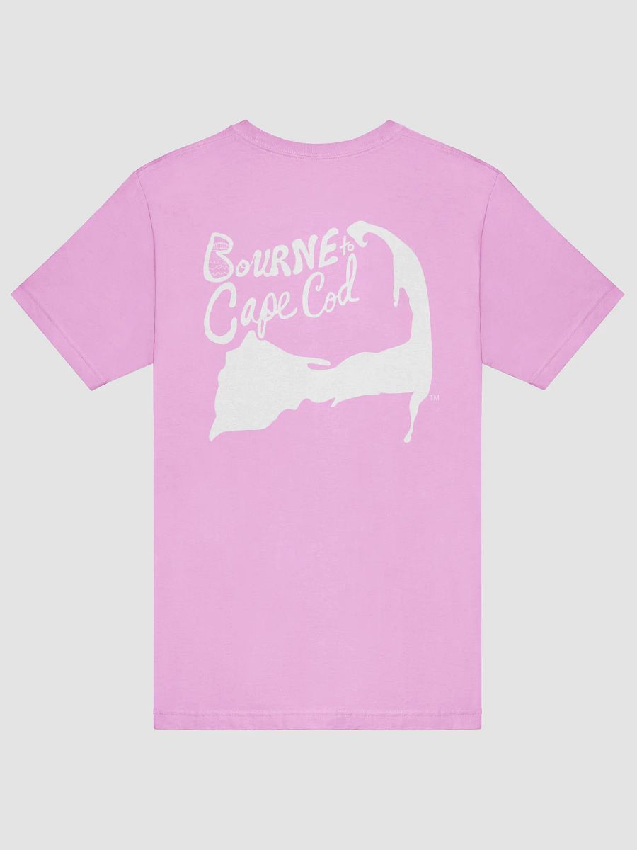 Women's | BOURNE to Cape Cod™ | Supersoft T-Shirt by Bella+Canvas | White Logo on Pastel Colors product image (20)