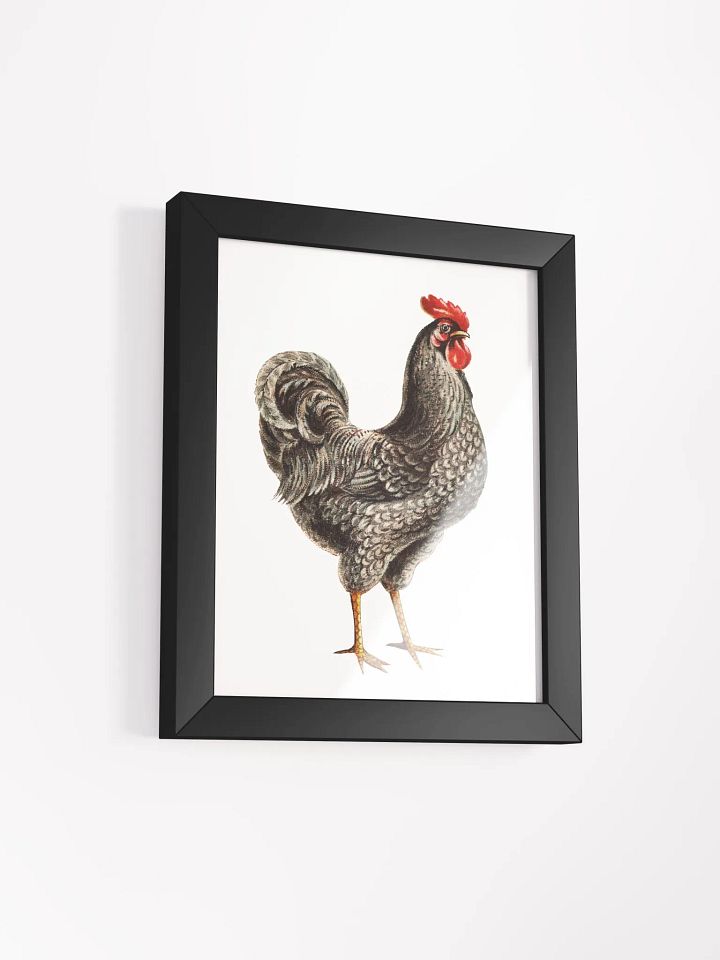 'Elegant Rooster' Framed Matte Poster product image (2)