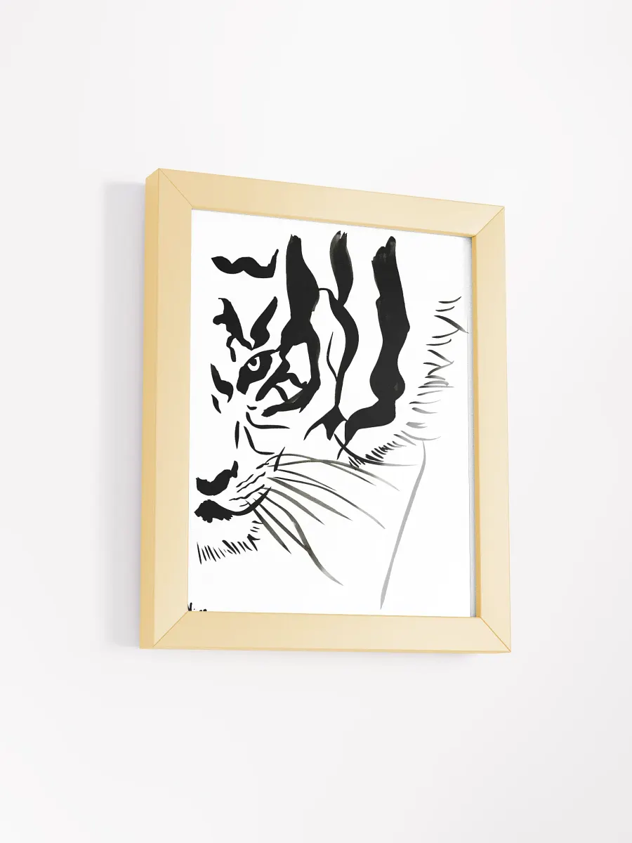 Face Of The Tiger Framed Print product image (2)