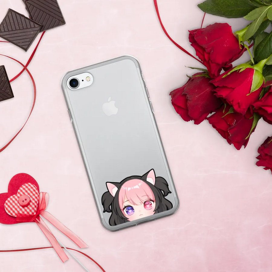 Strawb Peeker iPhone Case product image (9)
