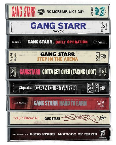 3057 - Gang Starr.
.
.
.
#art #digitalpainting #365 #365more #drawing #digitaldrawing #popart #tapeart #tapes #cassetteart #h...