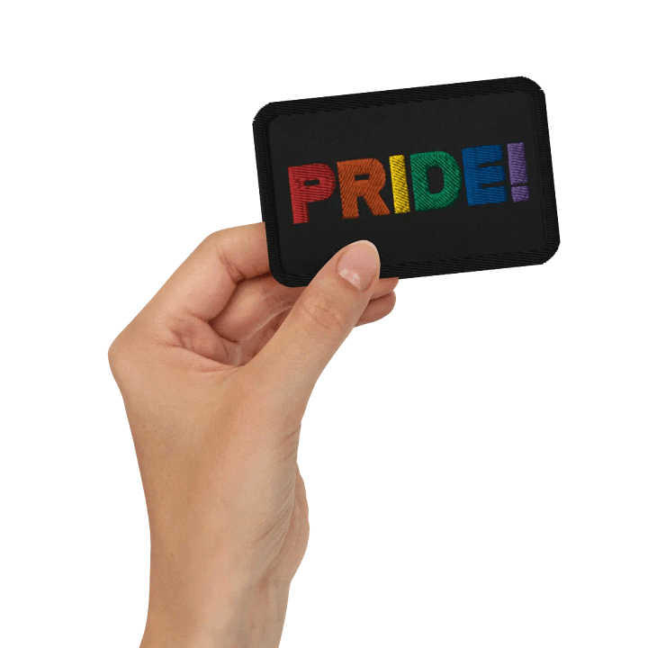 Rainbow Pride Embroidered Patch product image (2)