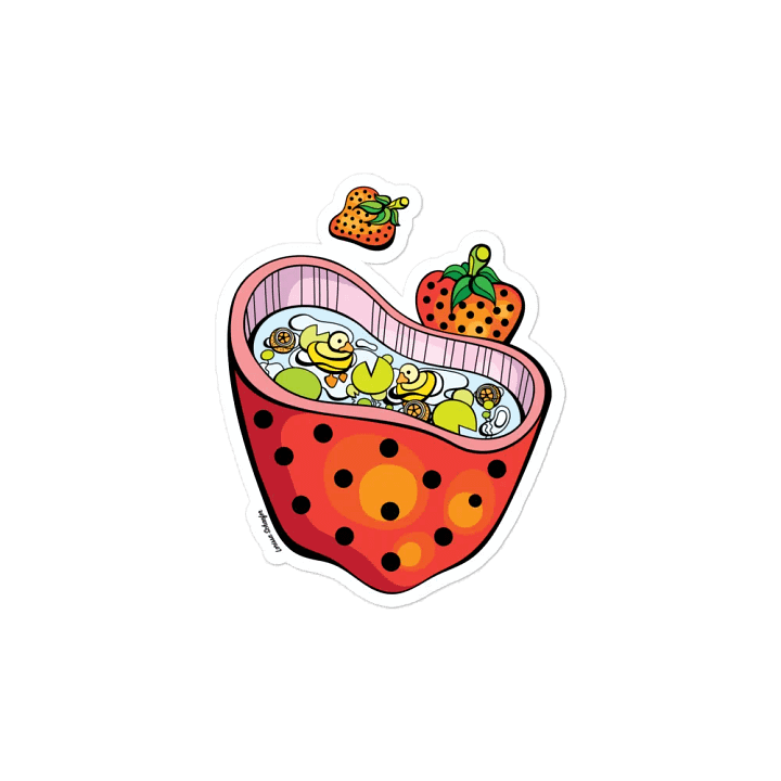 "Strawberry Duck Pond" Magnet product image (2)
