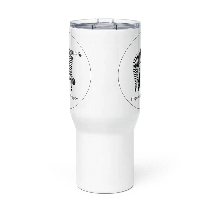 Bendy Zebra To-Go Mug With Handle product image (3)