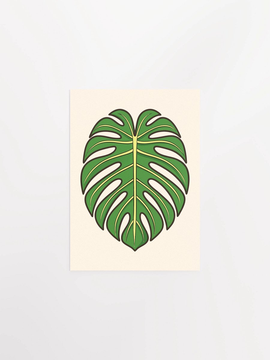 Monstera Leaf Enhanced Matte Poster product image (5)