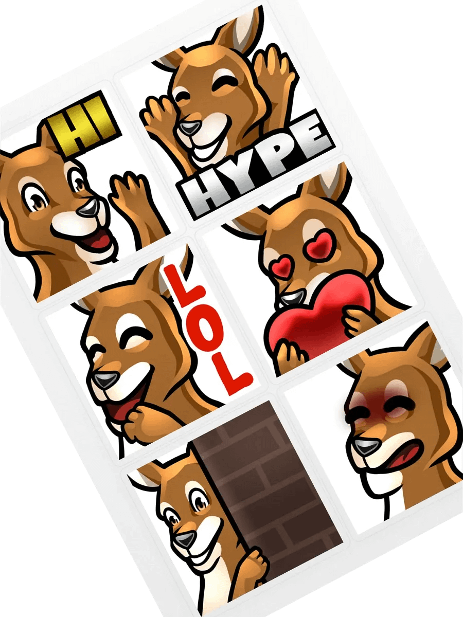 Emote Sticker Pack 2 product image (2)