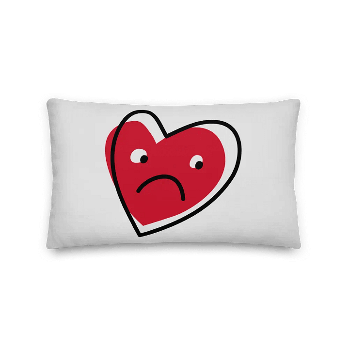 Melancholic Heart All-Over Print Pillow product image (2)