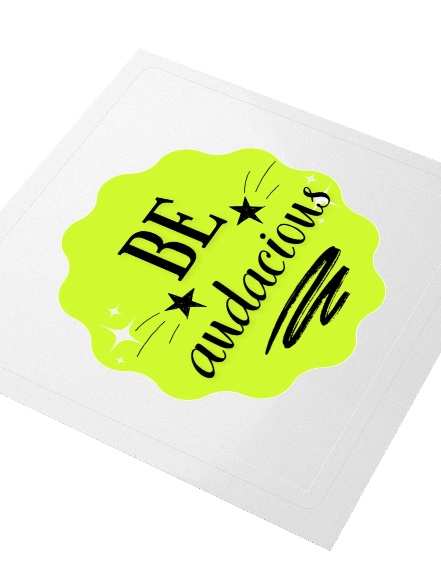 Be Audacious – Bold Spirit 3x3 Sticker product image (3)