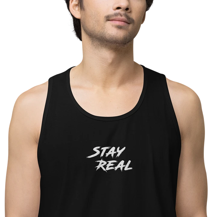 Stay REAL Embroidered Tank product image (1)