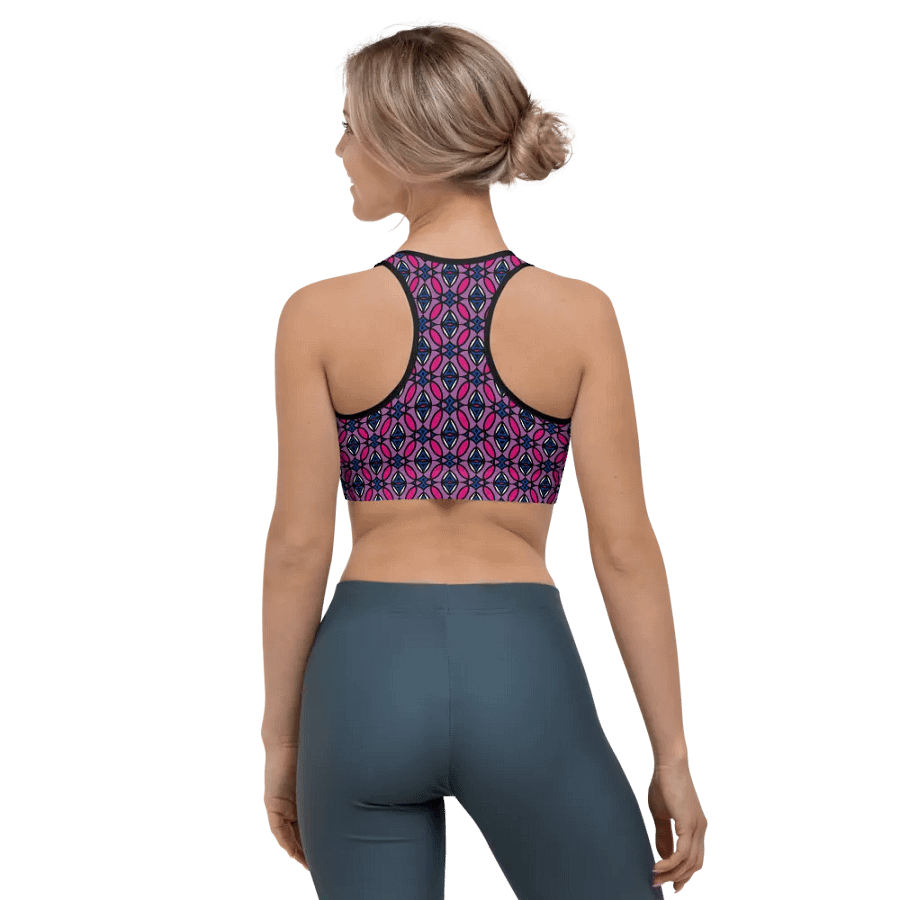 Bi Abstract (1) - Sports Bra product image (2)