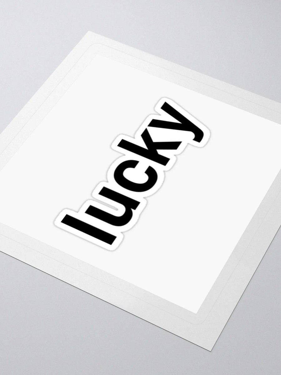 LUCKY sticker product image (3)
